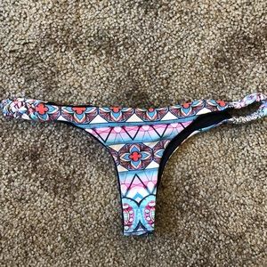 Checky bikini bottom